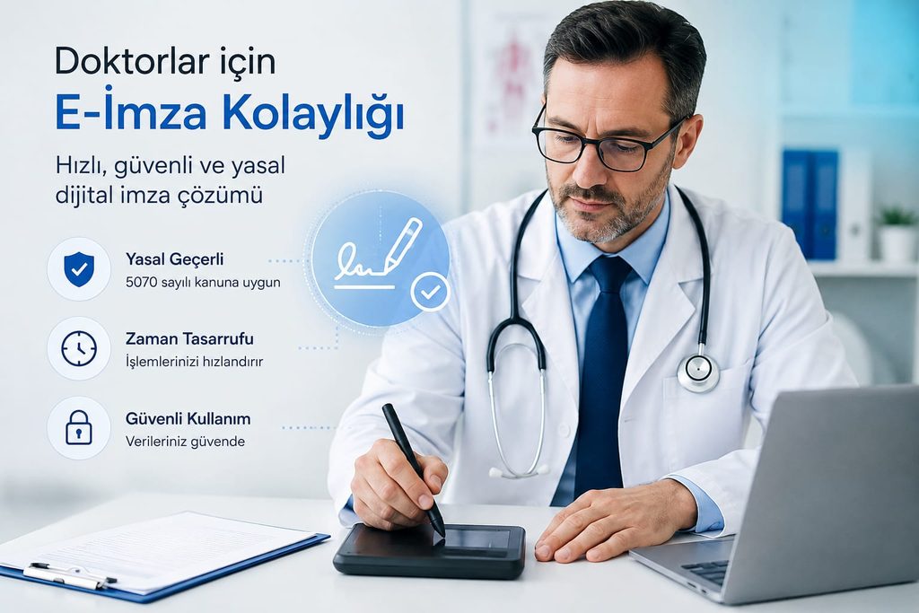 Doktorlar için e-imza hizmeti